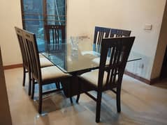 Dining table with 6 chairs