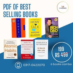 Combo of 6 most selling books in pdf form