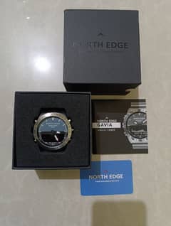 North Edge Mens Sports + Divers Watch with Sensors