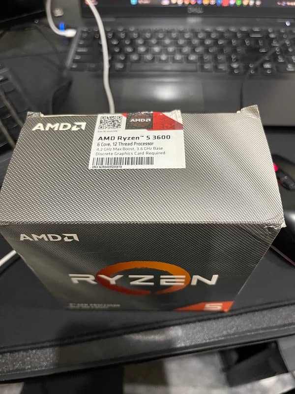 Ryzen 5 3600 for sale with stock cooler and box 1