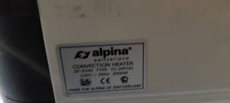 Alpina Electric Heater Switzerland 3