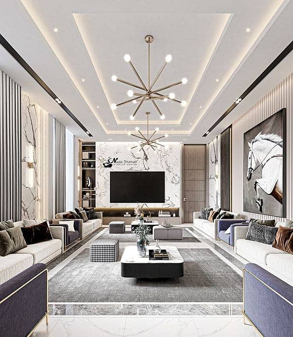 Luxury Fa Ceiling design-Modern and Minimalist False Ceiling Design 3