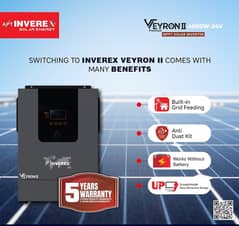 Inverex veyron ll 4000W-24V 4kw 5 years warranty