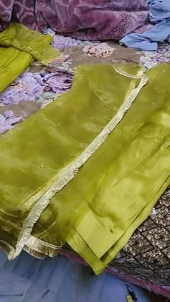 organza kameez gota ka kam trouser silk