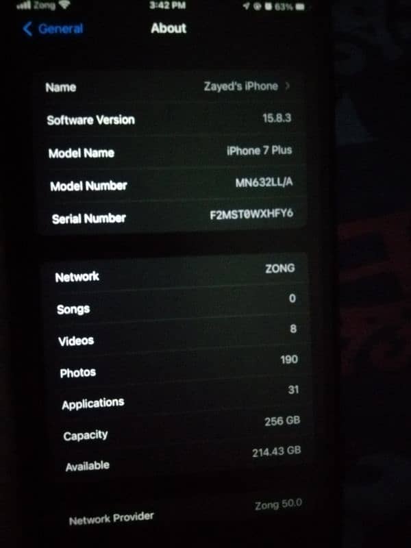 IPhone 7 plus PTA Approve 256gb Urgent sale 4