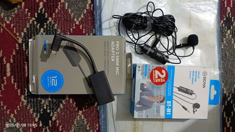 GoPro Mic Adapter Hero 12. . . . 11. . . 10. . . 9. . . 8. . ye sab me chalega 0