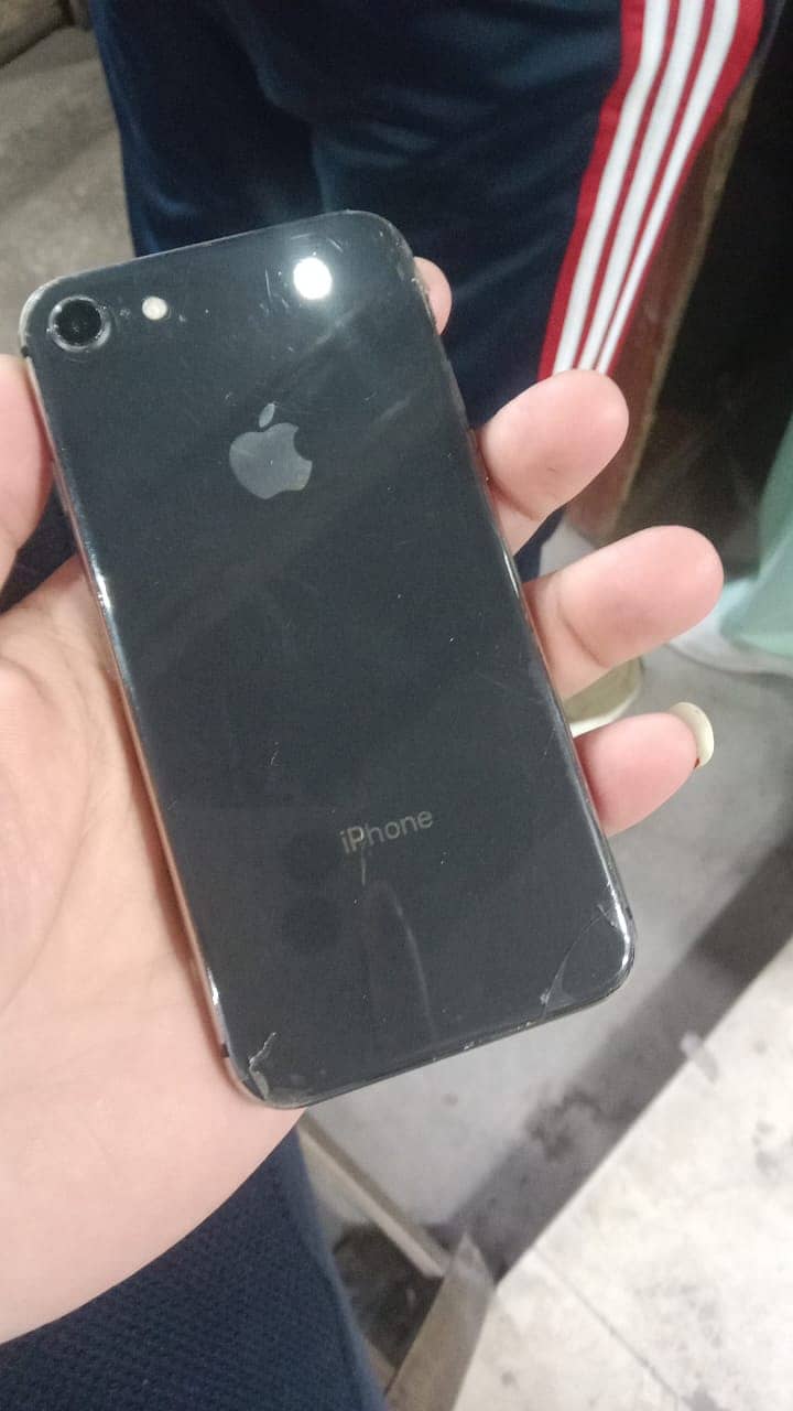 Iphone 8 black colour 64 GB 10/10 condition h 0