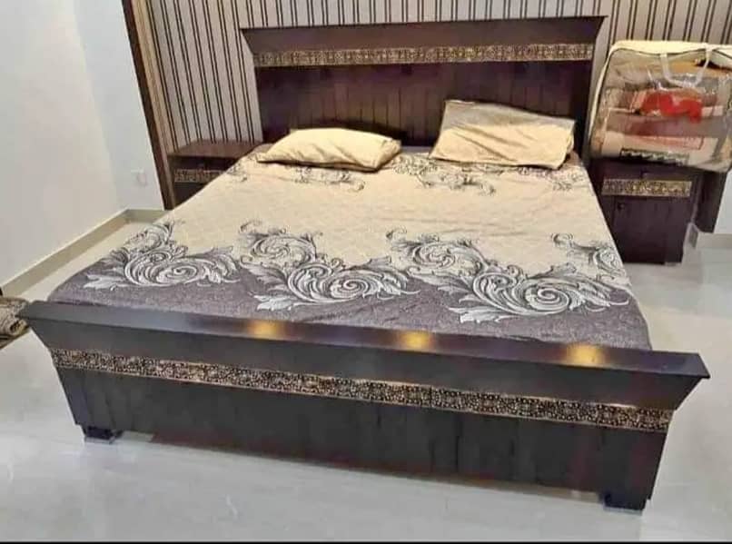 bed/King size bed/Dressing table/Bed set/Wooden bed/Furniture 8