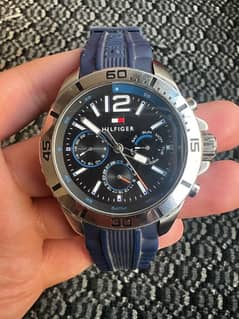 Tommy Hilfiger Watch with Blue Strip