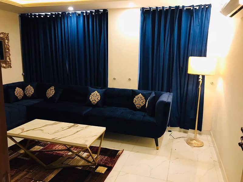 1-Bed Fully Furnished Flat For Rent Hot Location Sector E Bahria Town Lahore 7