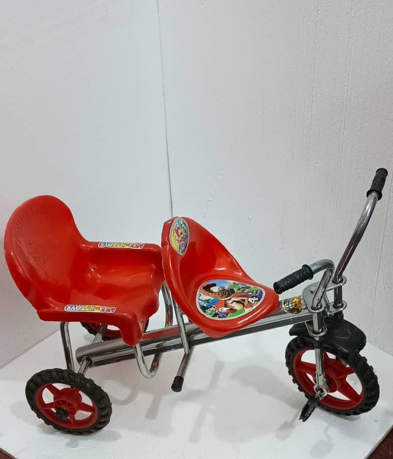 Two seater Tricycle | Baby Tricycle | Kids cycles | 3 wheel cycles 7