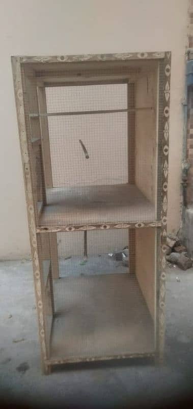 bird cage havey wooden frame 2