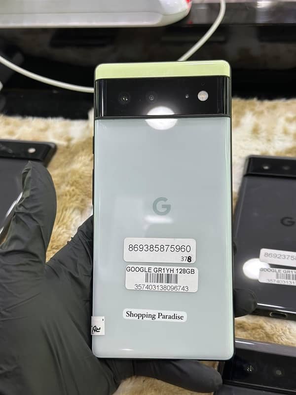 GOOGLE PIXEL 6 8/128GB PTA APPROVED DUAL SIM 10/10 CONDITION 0