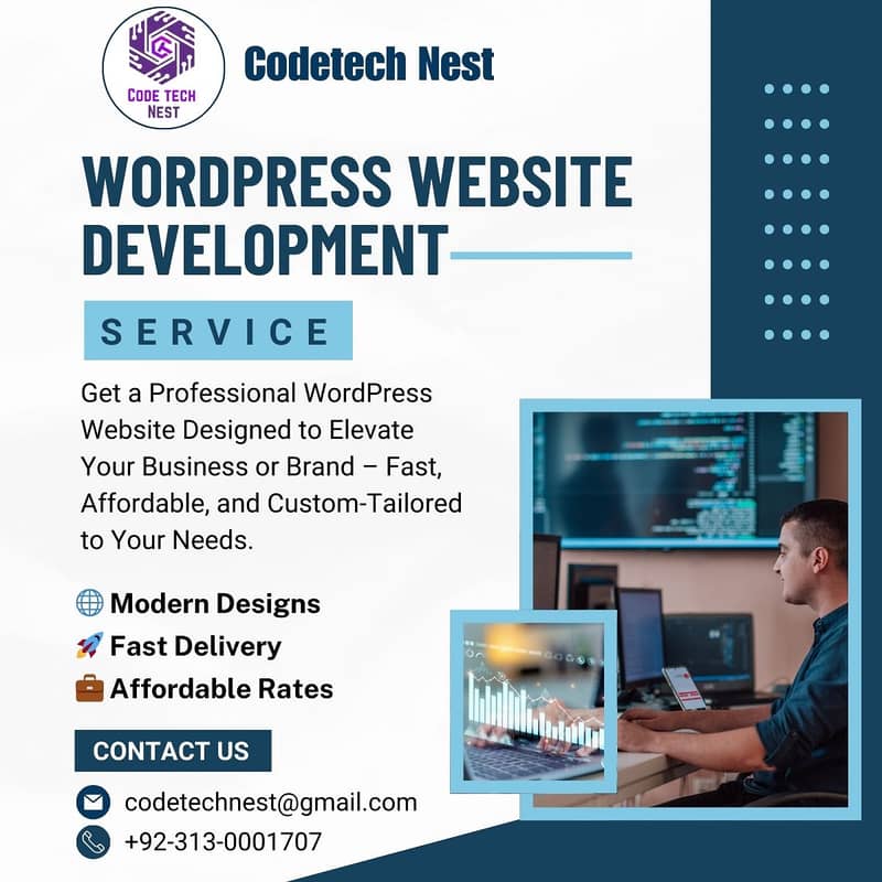 Wordpress Website Design & Devlop | Firewall Config | Laptop Repairing 1