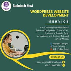 Wordpress Website Design & Devlop | Firewall Config | Laptop Repairing