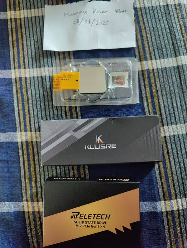 Ryzen 5 4500 tray processor ,ram,ssd for sale 1