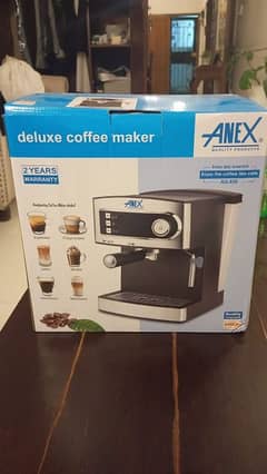 Anex Deluxe Coffee Maker not used 2 years warranty