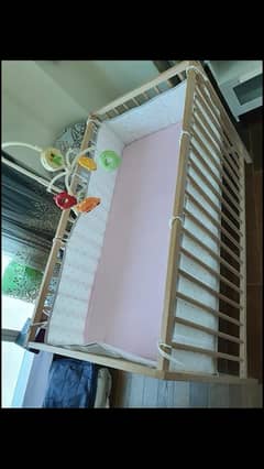 baby crib with mattress