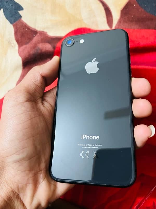 IPhone 8 Pta Approved Black Colour Storage 64 Batter 100 1