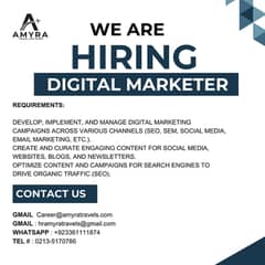 Digital Marketer/SEO/SEM/Social Media Marketing