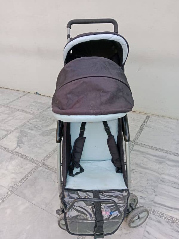 Double baby pram 1