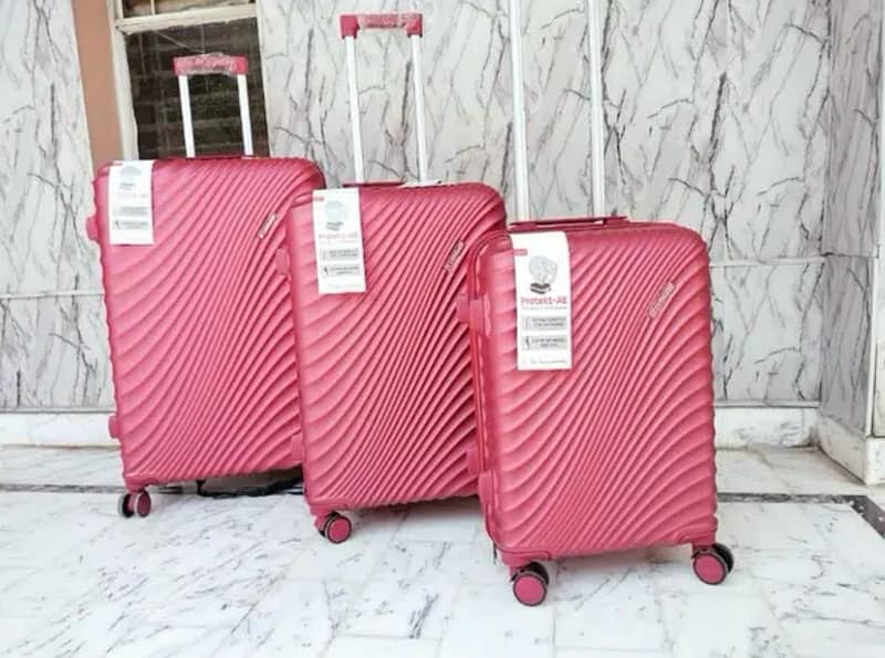 fiber luggage suitcase large 2