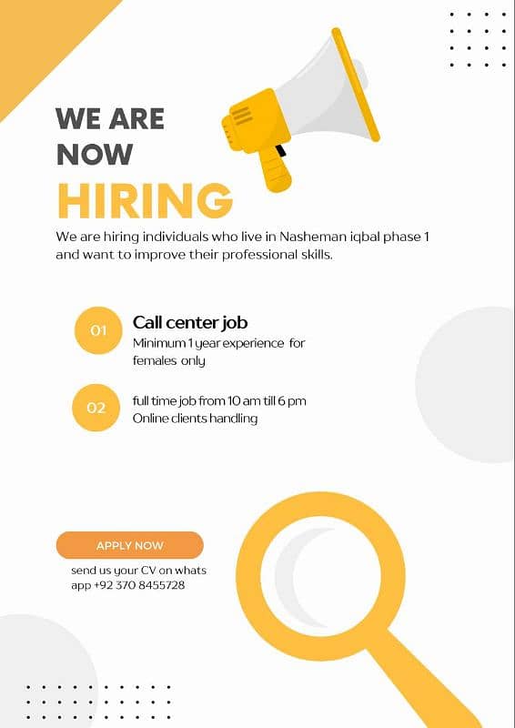 Marketing/ call Center job 0