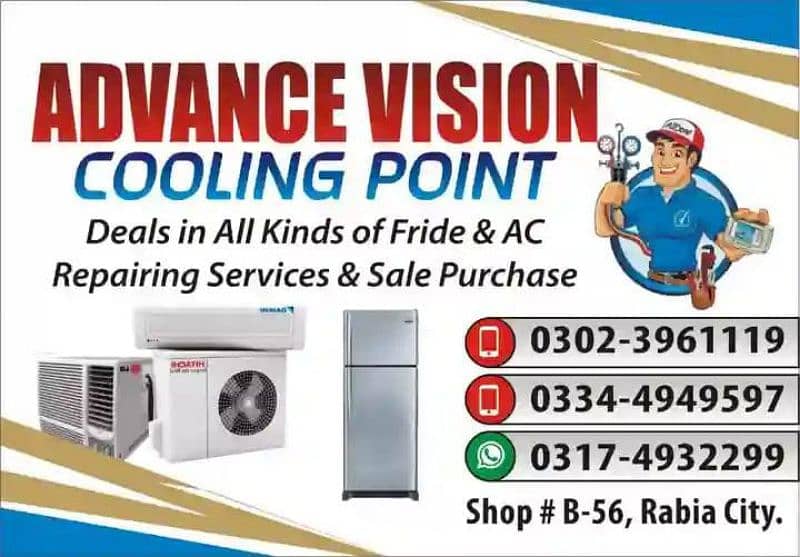 AC and  Refrigerator repairing services available 1