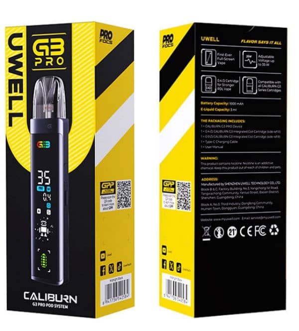 Uwell Caliburn G3 Pro Pod 0