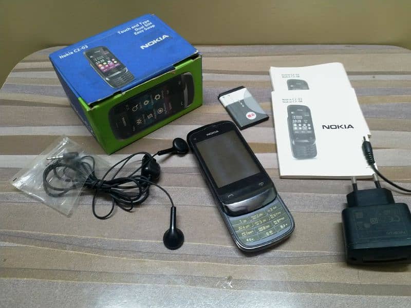 Nokia C2 03 with Complete Box 0