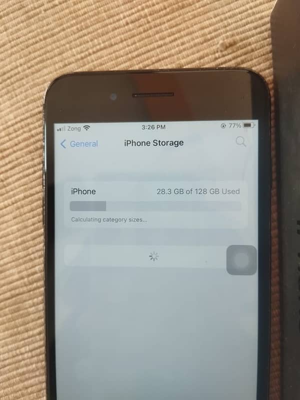 i phone 7 plus 128 gb pta approved with box and original  charger 4