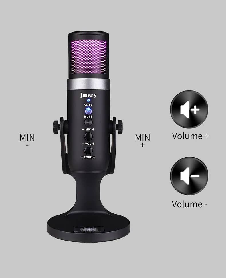 Jmary MC-PW9 RGB USB recording Microphone 1