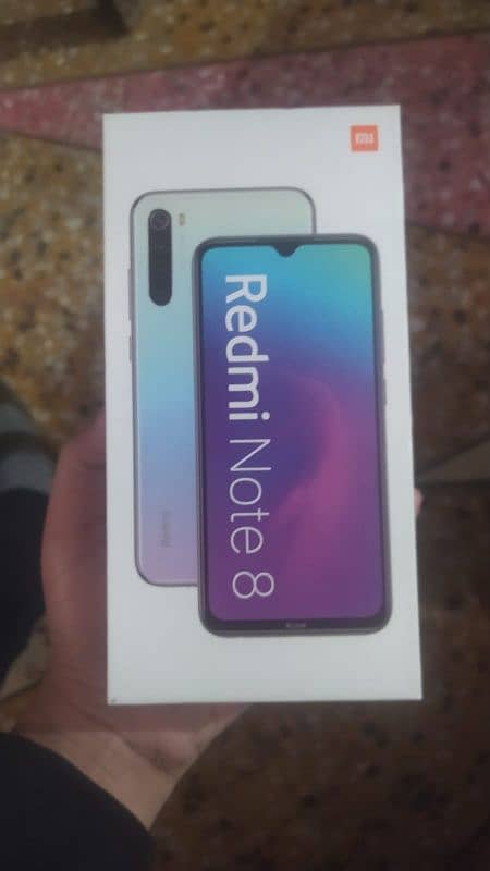 redmi note 8 4+1/64 box hai changer ni hai only phone hai 0