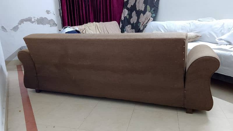 MotlyFoam Sofa cum Bed with storage box 1