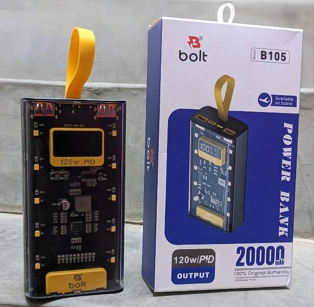 Bolt 20000 mAh Fast Charging Power Bank 0