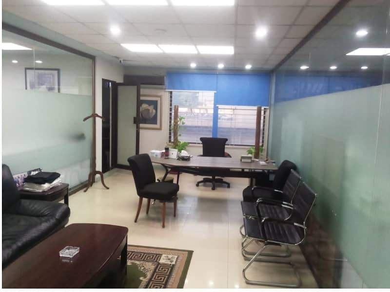 Sami Furnished Area 4500 Sq. Ft Corporate Office Available For Rent On Reasonable Rent Garden Town Lahore 3