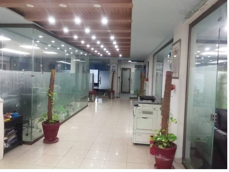 Sami Furnished Area 4500 Sq. Ft Corporate Office Available For Rent On Reasonable Rent Garden Town Lahore 6