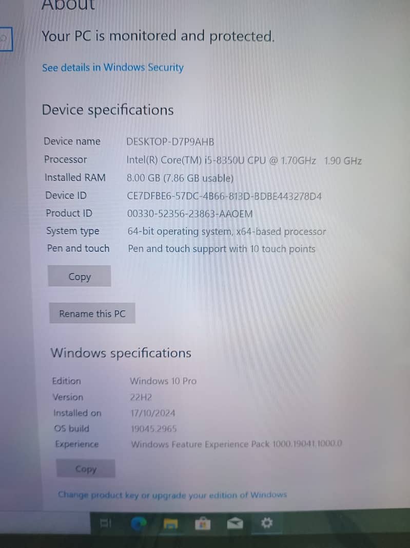 Dell Core i 5, 8th Gen. Urgent Sale 2