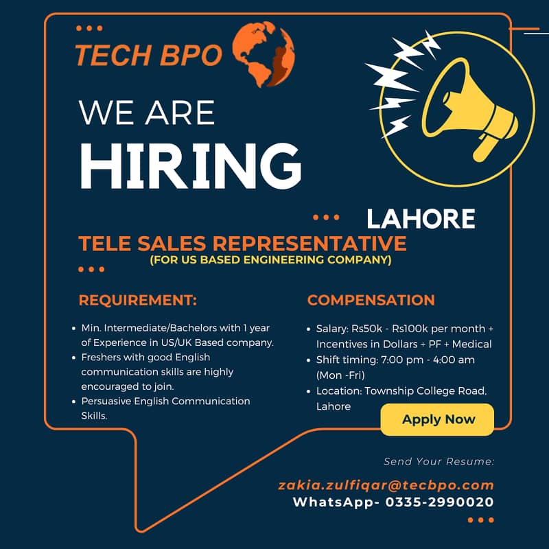 Tele Sales Executive 0