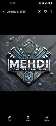 Scrap CPU computer motherboard mobile board