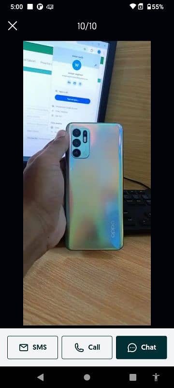 oppoReno 6  I am selling  rem 8 memory 128 8