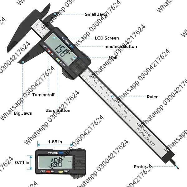 150mm Digital sports Vernier Caliper Electronic Calipers Vernier Measu 5