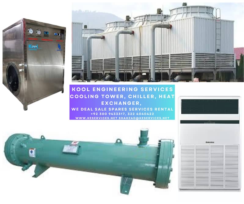 Sale, Spares, Services and Manufacturing  of Cooling Tower & Chiller 7