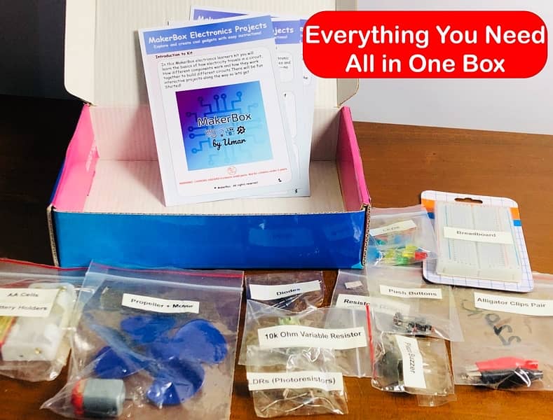 Makerbox Electronics Learning Kit 1