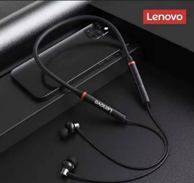 "Lenovo Neckband 05 - Wireless Bluetooth Earphones for Sale" 0