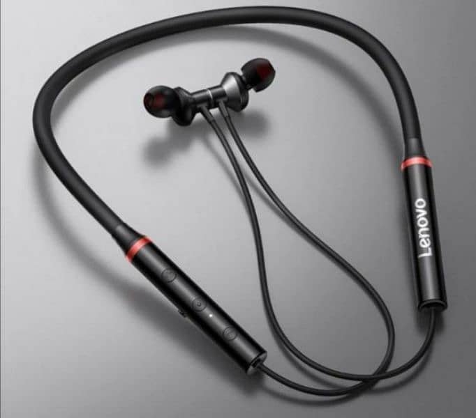 "Lenovo Neckband 05 - Wireless Bluetooth Earphones for Sale" 1