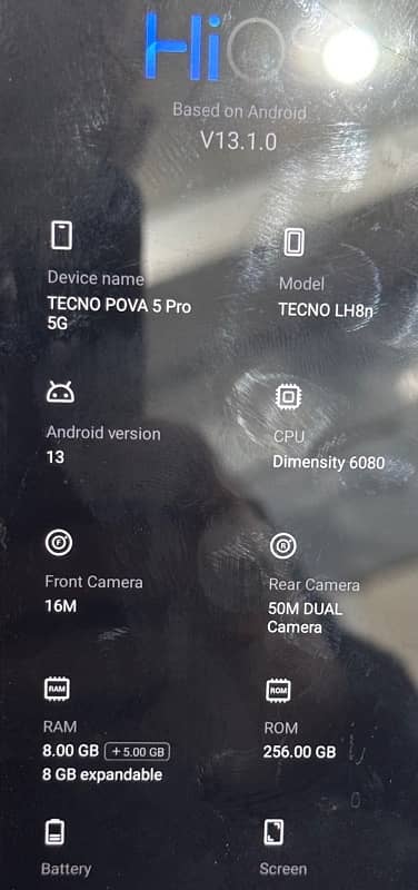 Techno pova 5 pro 5g 0