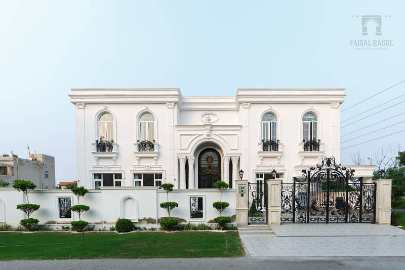 Neo Classical 1 Kanal Corner House For Sale In DHA Phase 6. Designed by Architect Faisal Rasul 0