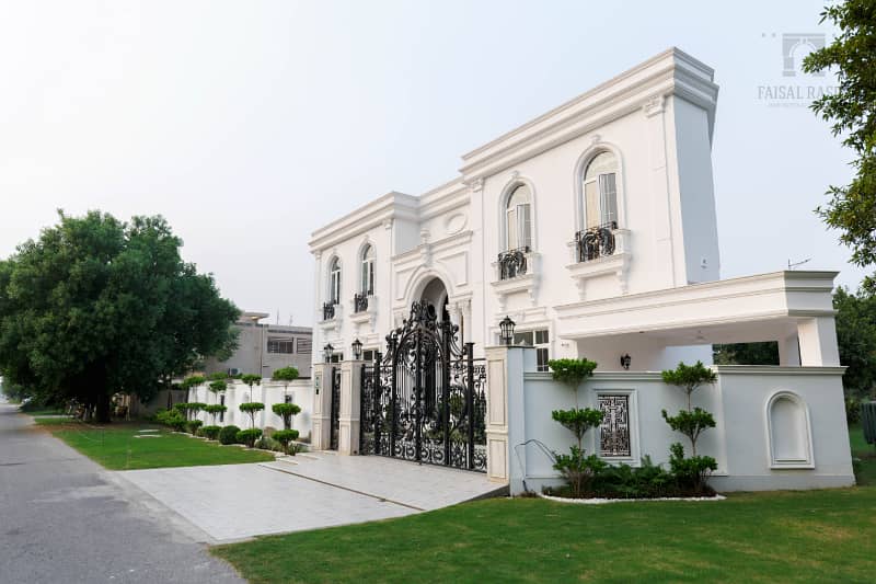 Neo Classical 1 Kanal Corner House For Sale In DHA Phase 6. Designed by Architect Faisal Rasul 1