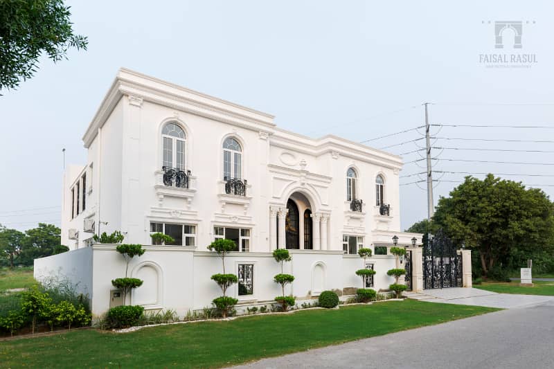 Neo Classical 1 Kanal Corner House For Sale In DHA Phase 6. Designed by Architect Faisal Rasul 2